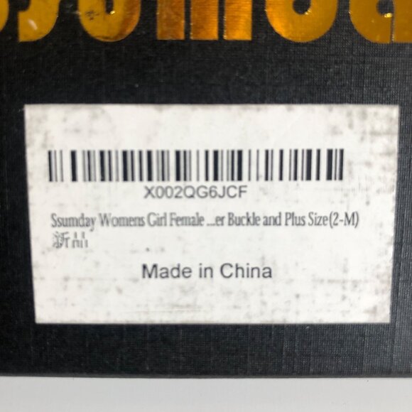 Ssumday Leather Belt Womens Size Medium Reversible 1.3in Brown Tan - Picture 4 of 8